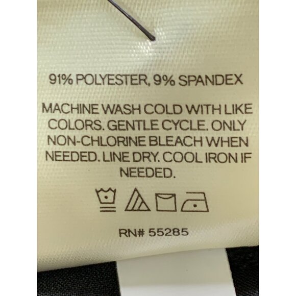 NWT Express Editor Skinny Mid Rise Black Ponte Dress Pants 6L RQ10251 - Picture 3 of 14